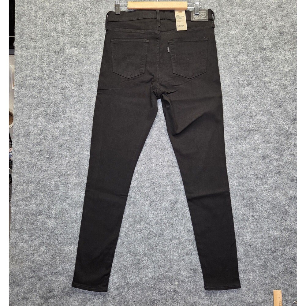 Levis 720 Jeans Womens 31 High-Rise Skinny Black Stretch Denim New With Tags - Picture 3 of 8